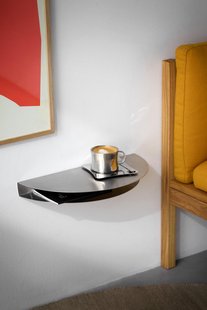 Moebe Half Moon Shelf - MoebeHalfMoonStainlessSteel - klein