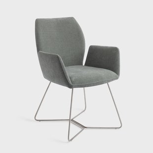 Jesper Home Eetkamerstoel 'Misaki' Beehive Steel, kleur Breezy Blue