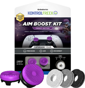 KontrolFreek Frenzy AimBoost Thumbsticks + Precision Rings Paars/Zwart PS5/PS4