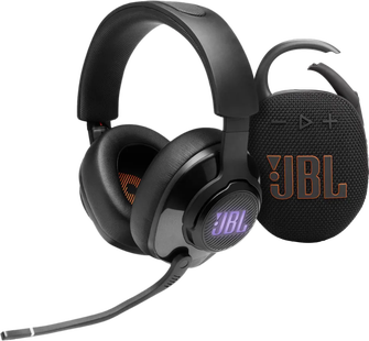 JBL Quantum 400 Zwart + JBL Clip 5 Zwart
