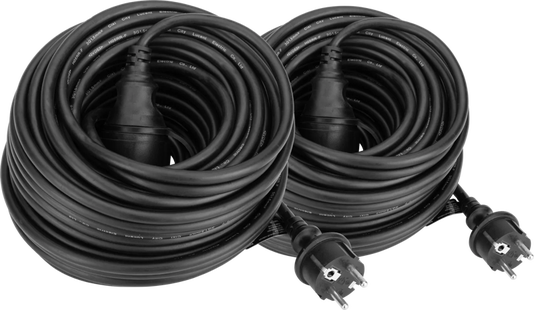 BlueBuilt Verlengkabel IP44 25m Duo Pack