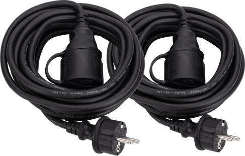 BlueBuilt Verlengkabel IP44 5m Duo Pack