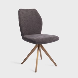 Jesper Home Eetkamerstoel 'Ikata' Turn Rose, kleur Almost Black