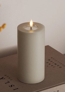 LED Stompkaars Zand - ø 7,5 x 15 cm