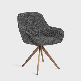 Jesper Home Eetkamerstoel 'Kushi' Turn Rose, kleur Skyfall