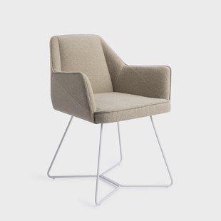 Jesper Home Eetkamerstoel 'Tome' Beehive White, kleur Great Greige