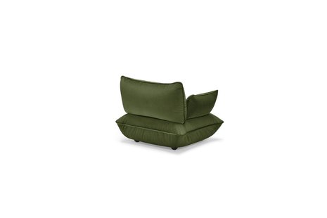 fatboy Sumo fluwelen gerecyclede fauteuil - diepgroen
