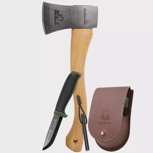Hultafors Bushcraftset Trekkingbijl met Outdoormes en Onderhoudsset