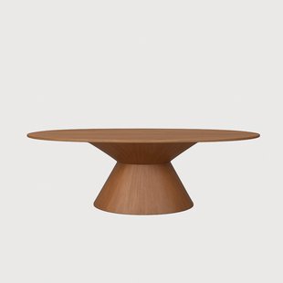 LABEL51 Ovale Eettafel Jagger Naturel Mangohout, 240 x 110cm - Ovaal