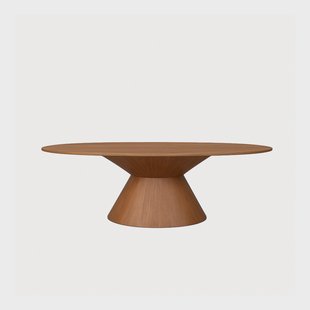LABEL51 Ovale Eettafel 'Jagger' Naturel Mangohout, 200 x 110cm