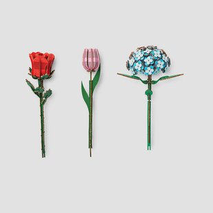 DIY houten boeket - 3 stuks