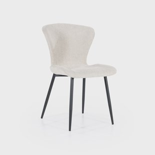 By-Boo Eetkamerstoel 'Spinner' kleur Beige