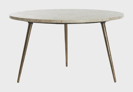 Light & Living Ronde Salontafel 'Zeca' Marmer, 67cm