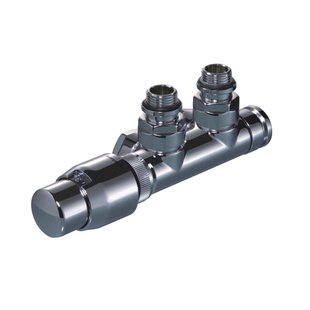 Honeywell Thera designset haaks links met 2 kopp.m24x16 coax wit VFX1181LA1536