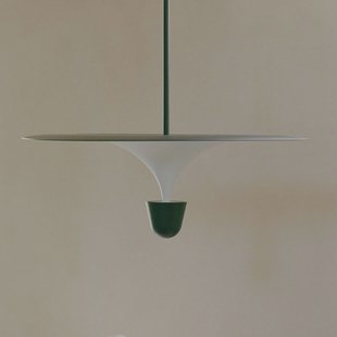 New Works LED hanglamp Kantarell, Ø 60 cm, zwart
