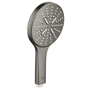 Grohe Handdouche Rainshower Smartactive Ø130mm Geborsteld Donkergrijs/hard Graphite