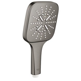 Grohe Handdouche Cube Rainshower Smartactive 130mm Geborsteld Donkergrijs/hard Graphite
