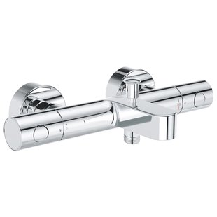 Grohe Thermostatische Badkraan Precision Get - Waterbesparend - Chroom - 15 Cm