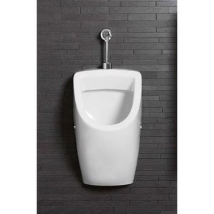 Sanindusa Urinoir-set - Keramiek - Incl. Drukspoeler - Wit - 35x35x61cm