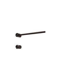 Hotbath &MORE set van 1 rails RARH 50 ROUND 50 cm met separate schakelaar en inbouw element Tuscan Bronze (RARH50-1TB)