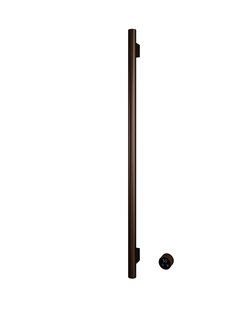 Hotbath &MORE set van 1 rails RARV135 ROUND135 cm met separate schakelaar en inbouw element Tuscan Bronze (RARV135-1TB)