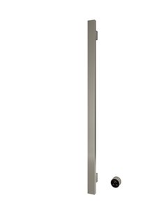 Hotbath &MORE set van 1 rails RASV135 SQUARE135 cm met separate schakelaar en inbouw element Geborsteld Nikkel (RASV135-1GN)