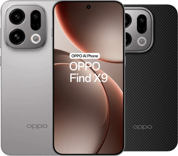 OPPO Find X9 512GB Grijs 5G + OPPO Find X9 Back Cover Met Magneet Zwart