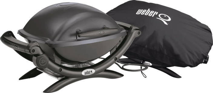 Weber Q1400 + Weber Luxe Hoes Q1000-serie