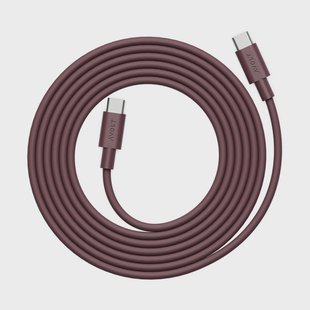 Avolt AVOLT x Bauhaus-Archiv Cable 1 USB-C naar USB-C Mulberry Red