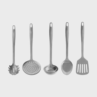 Nordwik Nordwik keukenhulpmiddelen 5-delig - Roestvrij staal
