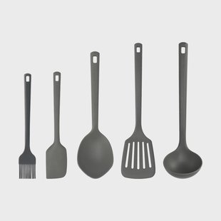 Nordwik Nordwik keukenhulpmiddelen siliconen 5-delig - Grijs
