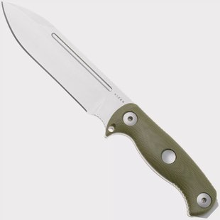 Kizer Drop Bear Fix 7, 1103A1, Stonewashed AEB-L, Green Micarta survivalmes, Azo design