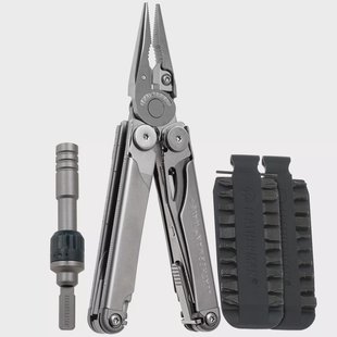 Leatherman Wave Plus met Ratchet Driver en Bit Kit