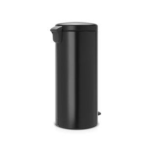 Brabantia Pedaalemmer Newicon - Staal - Mat Zwart - 35.5x33x73.5cm - 30l