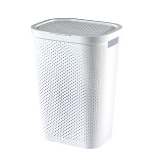 Curver Wasmand Infinity Dots Wit 60l - 100% Recycled