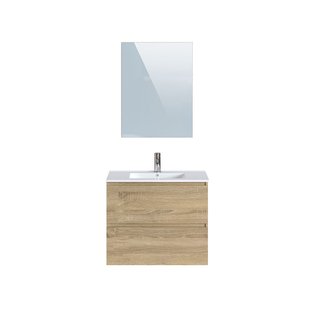 T-bath Badmeubelset Mystic 80cm Licht Eiken