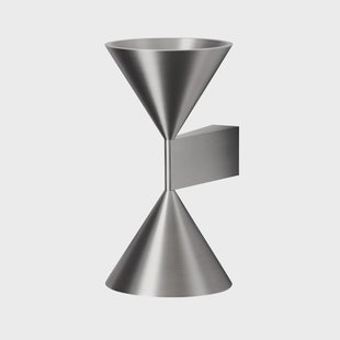wandlamp Apollo 24, aluminiumkleurig, up/down, 24 cm, GU10 Pholc - Woonkamer - Modern - Meerdere lampen