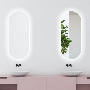 Klassieke Badkamerspiegel Renzo 2 - Rechthoekig - 40x90 Cm