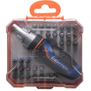Dexter Schroevendraaierset - 31-delig - Ergonomische Handgreep