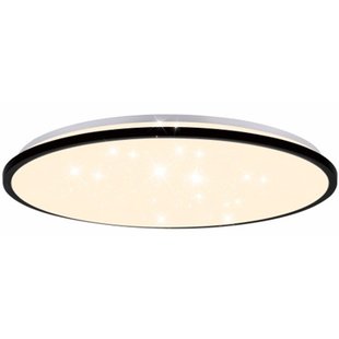 Brilliant Plafondlamp Taya - Zwart - Cct - D49cm - Ip44 - 12w