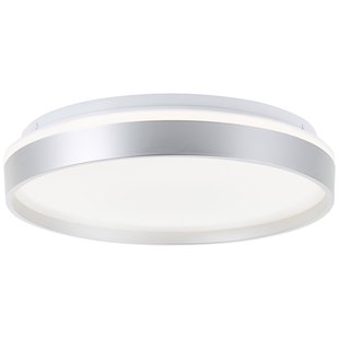 Brilliant Plafondlamp Britt - Zilver - 33cm - Cct - 22w