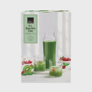 Royal Leerdam smoothieglazen met karaf - combiset (3-delig) (1L + 350 ml)