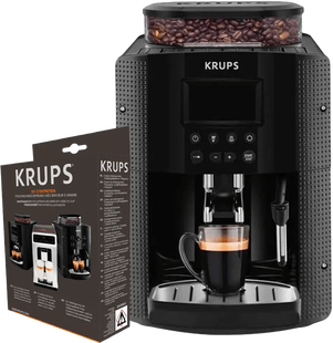 Krups EA8150 Zwart + Onderhoudskit