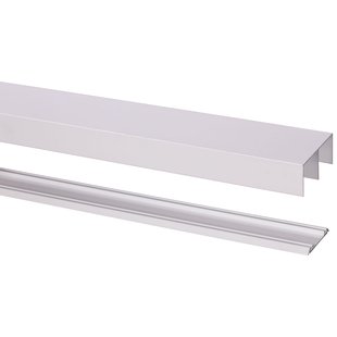Storemax Basic Schuifd. Rail Aluminium Wit 360 Cm Type R-40