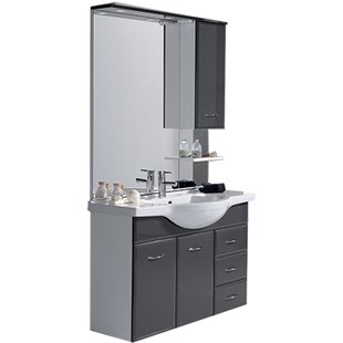 Fiësta Badmeubelset 105cm Antraciet