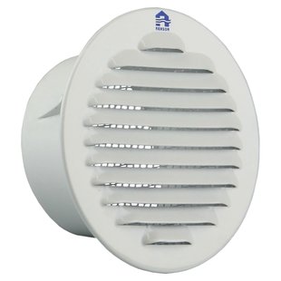 Renson Schoepenrooster Ø80mm Rond Wit