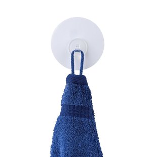 Wenko Wandhaak Static-loc Uno Wit Rond Ø8,5x2cm