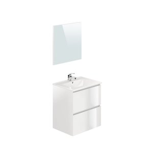 T-bath Badmeubelset Mystic 60cm Wit Glanzend