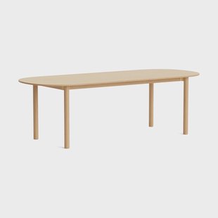 HAY Annex Oblong eettafel Gelakt eik, 240x95 cm