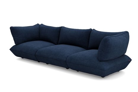 fatboy Sumo Sofa Groot Koord Gerecycled - deep blue